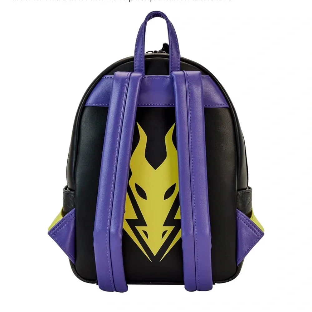 Loungefly Disney Backpack: Maleficent Dragon Lenticular GITD Mini-Backpack